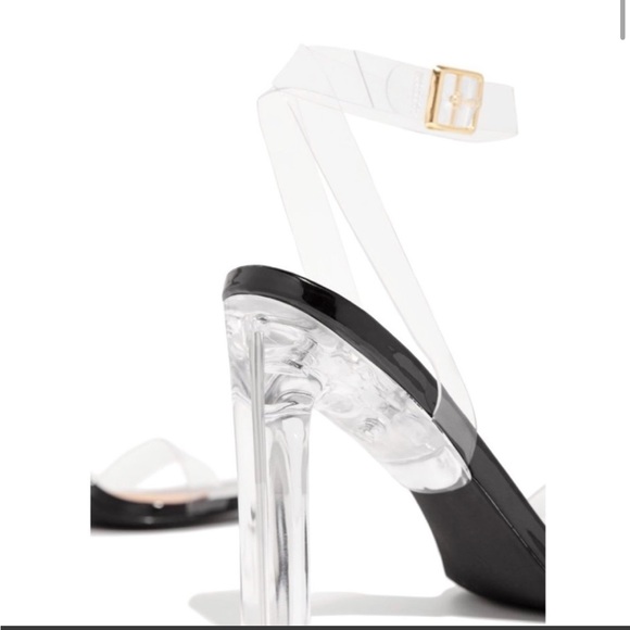 Clear black high heels - Picture 4 of 4